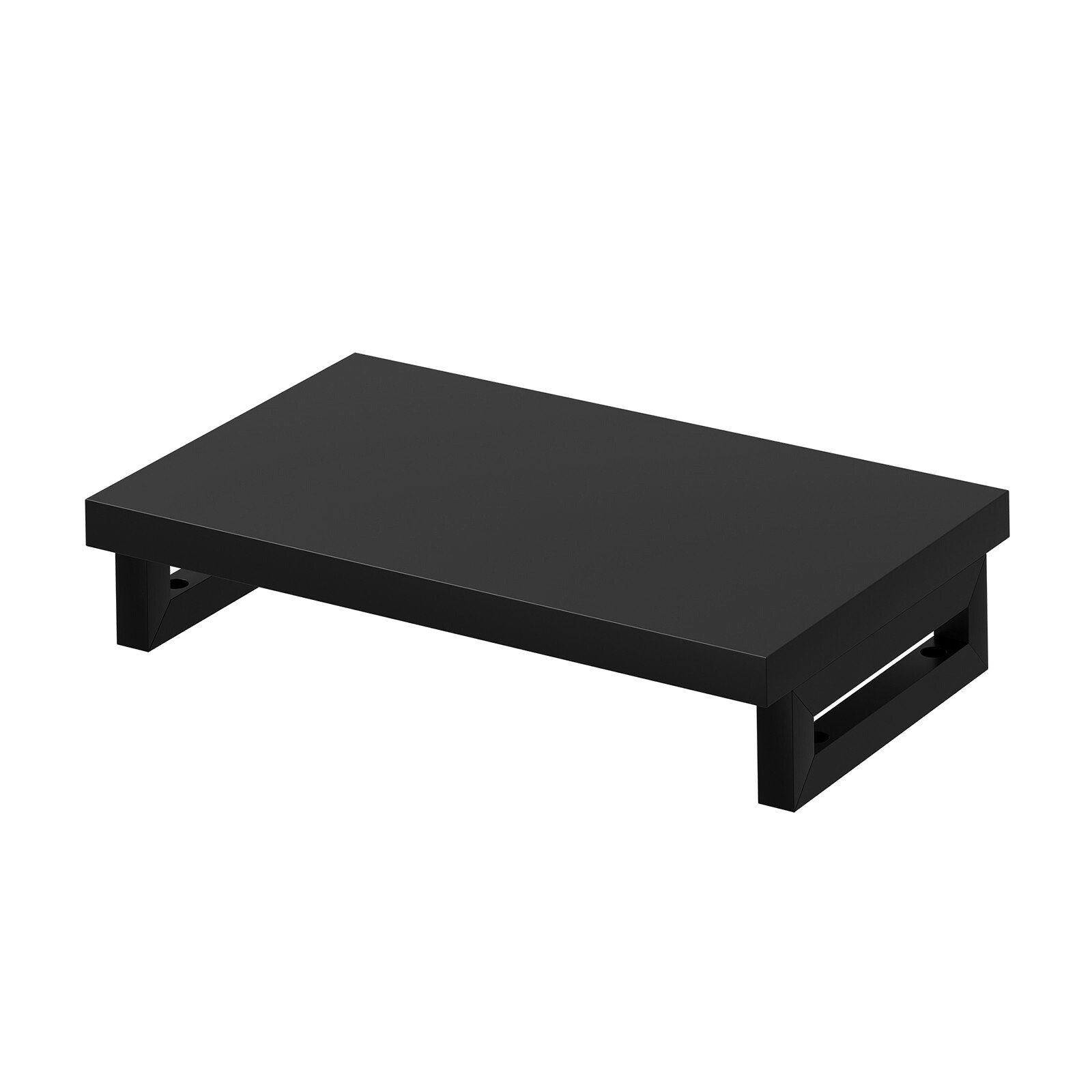 (受注生産品) サンワサプライ eモニタ台（角脚・黒天板)W500×D300 (EMR-LCK5030BK) ※お客様組立品 | sanwa サンワダイレクト オフィス用品 オフィス事務用品 オフィスサプライ |