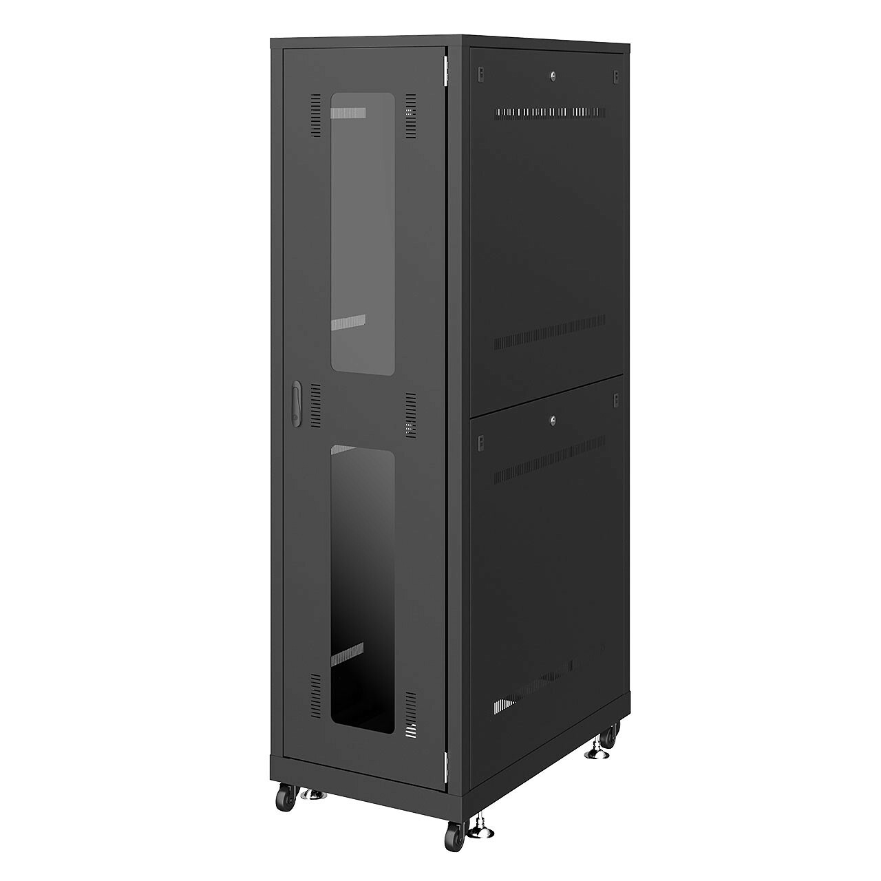 サンワサプライ 19インチサーバーラック(42U) (CP-SVN4210BKN)