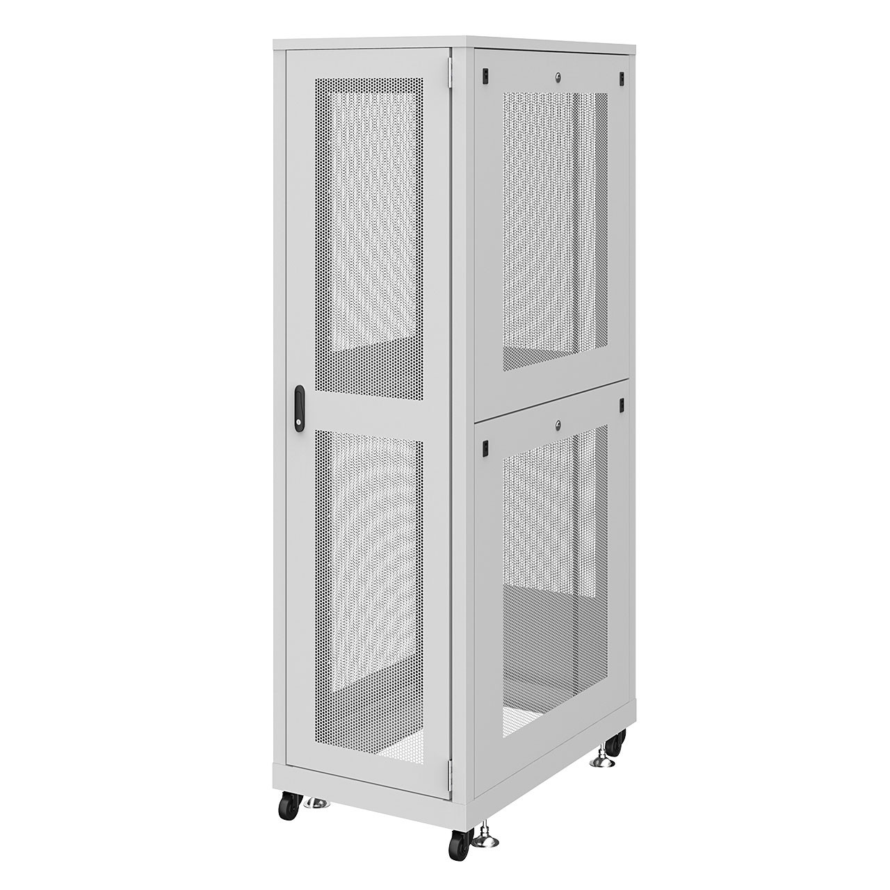 サンワサプライ 19インチサーバーラック メッシュパネル仕様(42U) (CP-SVN4210MGYN) ※お客様組立品 | sanwa サンワダイレクト オフィス用品 オフィス事務用品 オフィスサプライ ||オフィス/店舗用品トップジャパン