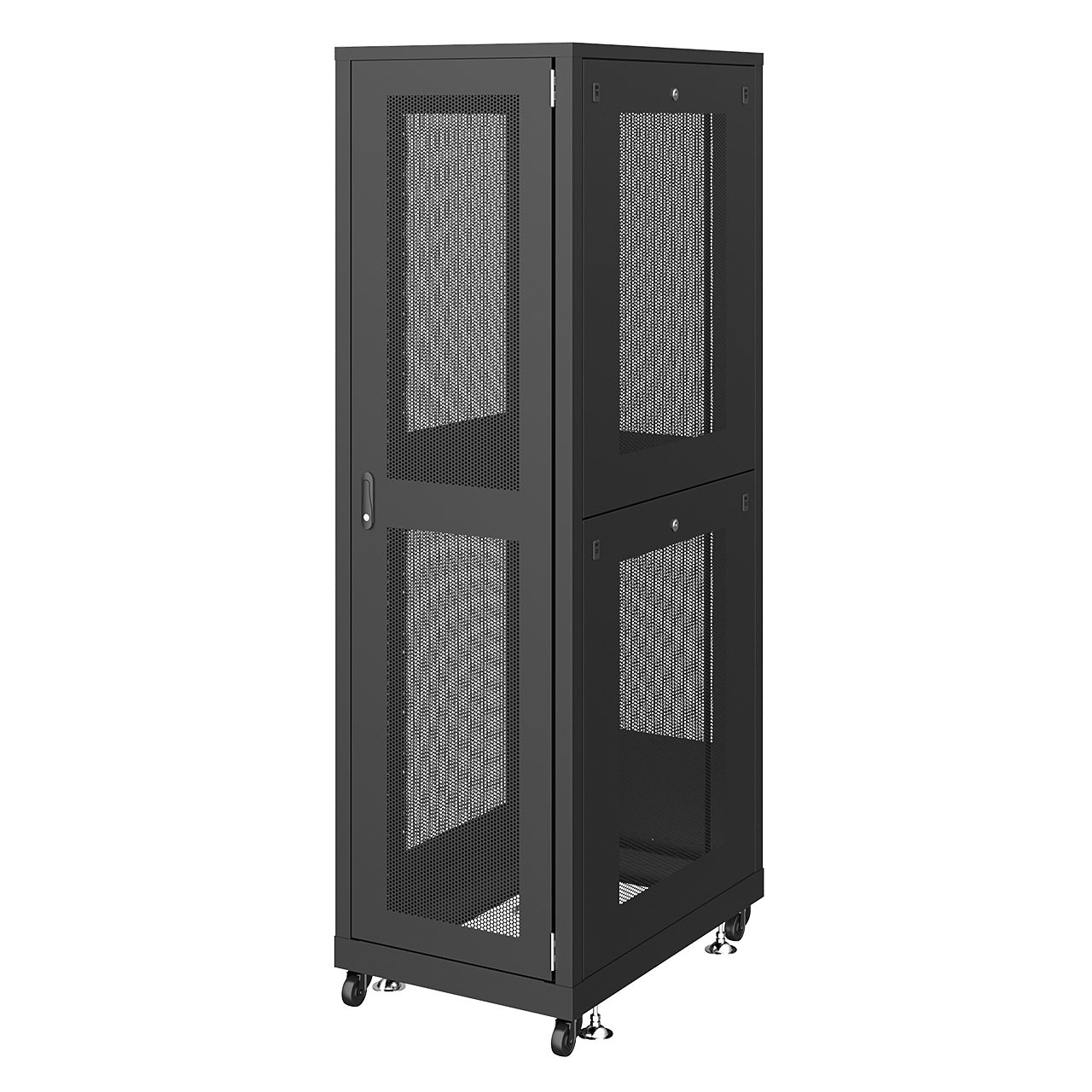 サンワサプライ 19インチサーバーラック メッシュパネル仕様(42U) (CP-SVN4290MBKN) ※お客様組立品 | sanwa サンワダイレクト オフィス用品 オフィス事務用品 オフィスサプライ |
