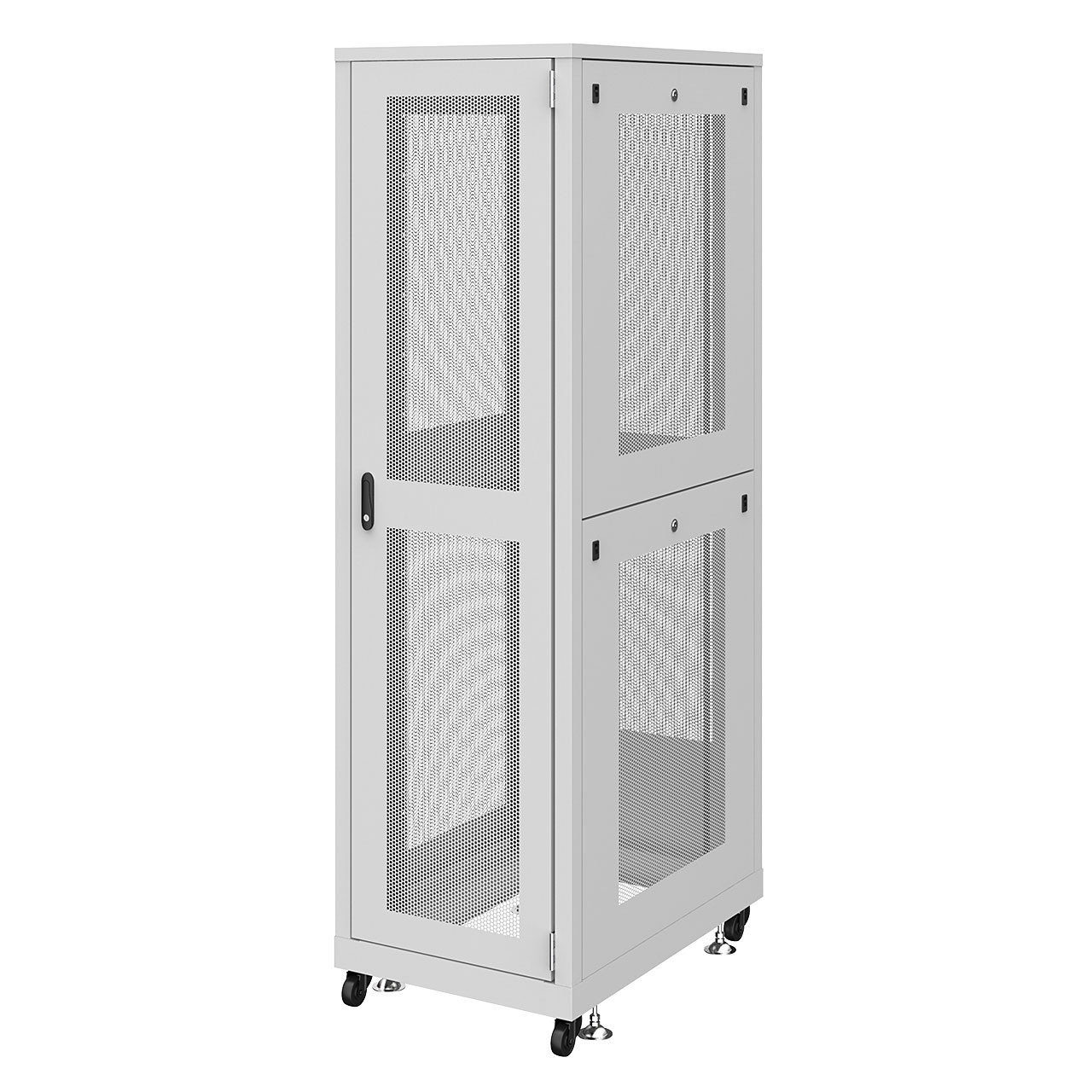 サンワサプライ 19インチサーバーラック メッシュパネル仕様(42U) (CP-SVN4290MGYN) ※お客様組立品 | sanwa サンワダイレクト オフィス用品 オフィス事務用品 オフィスサプライ |