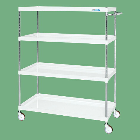 【車上渡し】サカエ SAKAE CSパールワゴン(中量タイプ) CSP-12154NUW (322428) (重量:43kg) | 工具 収納 ガレージ 整理 工場 効率化 作業スペース 確保 移動式 ラック 金属製 シェルフ 収納ワゴン メンテナンス用作業台 工具 作業台 収納 業務用 ||オフィス/店舗用品トップジャパン