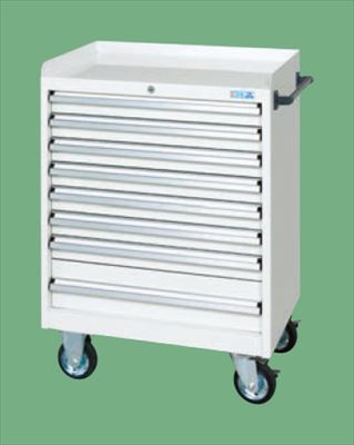 【車上渡し】サカエ SAKAE キャビネットワゴン CV-1081W (21655) (重量:85kg) | 工具 収納 ガレージ 整理 工場 効率化 作業スペース 確保 移動式 ラック 金属製 シェルフ 収納ワゴン メンテナンス用作業台 工具 散ラカル 作業台 収納 業務用 |｜オフィス／店舗用品トップジャパン