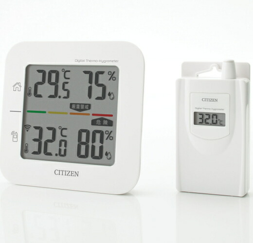 シチズン コードレス温湿度計 Thd501 簡易熱中症指標表示付き Citizen 温度湿度計 デジタル温度計 クーポン配布中 3特典 送料無料 お米 ポイント シチズン コードレス温湿度計 Thd501 簡易熱中症指標表示付き Citizen 温度湿度計 熱中症計 2