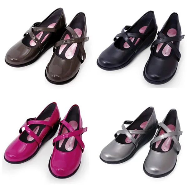 メール便なら送料無料 楽天市場 クーポン配布中 レディース 靴 シューズ エナメル クロスベルト ベルト ダイエット 走れる パンプス 立ち仕事 日本製 正規品 コンフォート ブラック 黒 りげった リゲット 外反母趾 偏平足 仕事用 人気 代 30代 40代 50代 60代