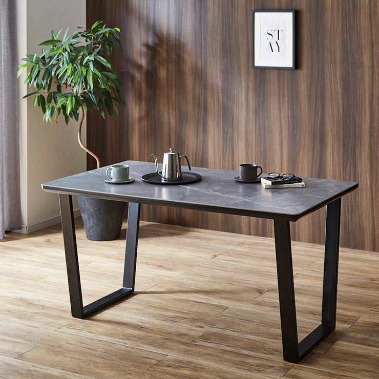 ★最大1万円OFFクーポン★セラミック セラミックテーブル ダイニングテーブル テーブル ダイニング おしゃれ 幅140cm セラミック天板 傷に強い 汚れに強い モダン アラート 輸入品｜KAGUCOCO 日本の匠店
