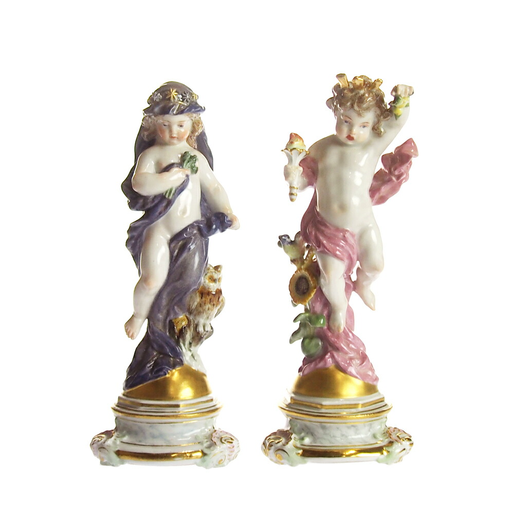 楽天市場】アンティークマイセン (Meissen)フィギュリン 庭師の