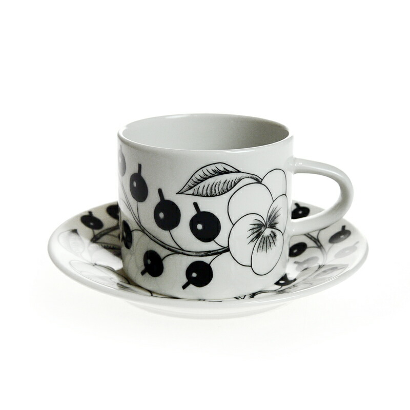 楽天市場】ARABIA アラビア カップ＆ソーサーセット ブラック