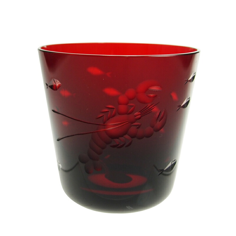 【楽天市場】ロターグラス (Rotter Glass) シーライフ Hummer タンブラー[M] ルビー：輸入ブランド洋食器専門店2本の剣