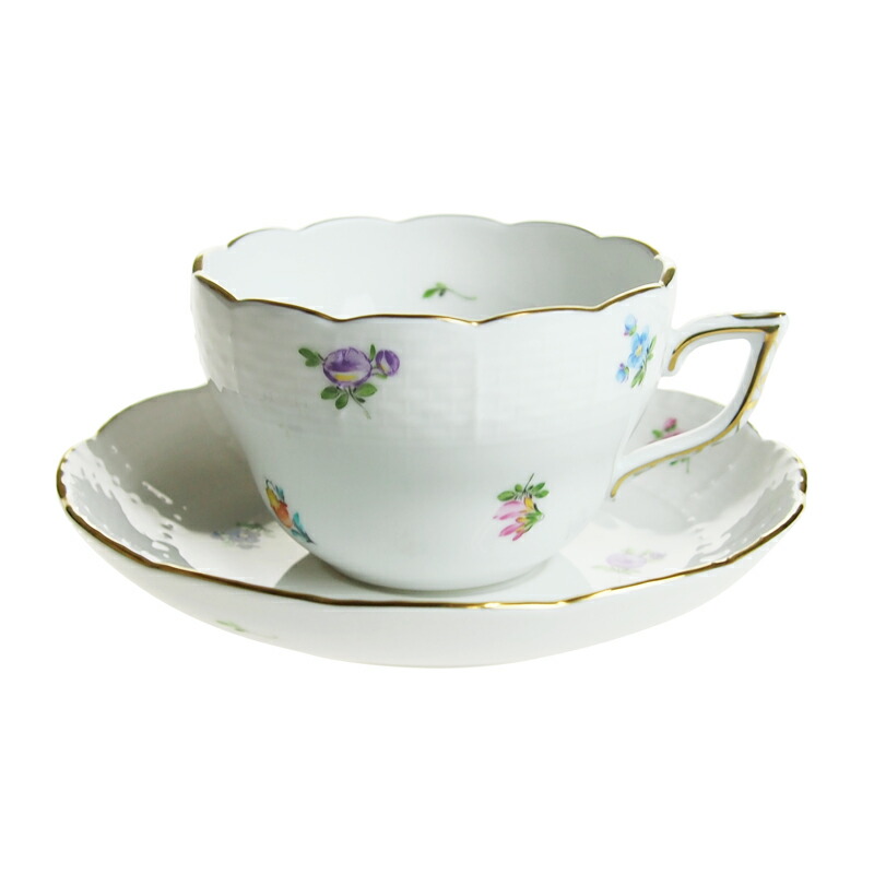 送料無料祭 ヘレンド Herend Mf ミルフルール ミルフルール 兼用カップ ソーサー Mf 730 あす楽対応 エルメス食器 総決算sale 輸入ブランド洋食器専門店２本の剣ヘレンド 食器 ハンガリー おみやげ ティーカップ コーヒーカップ