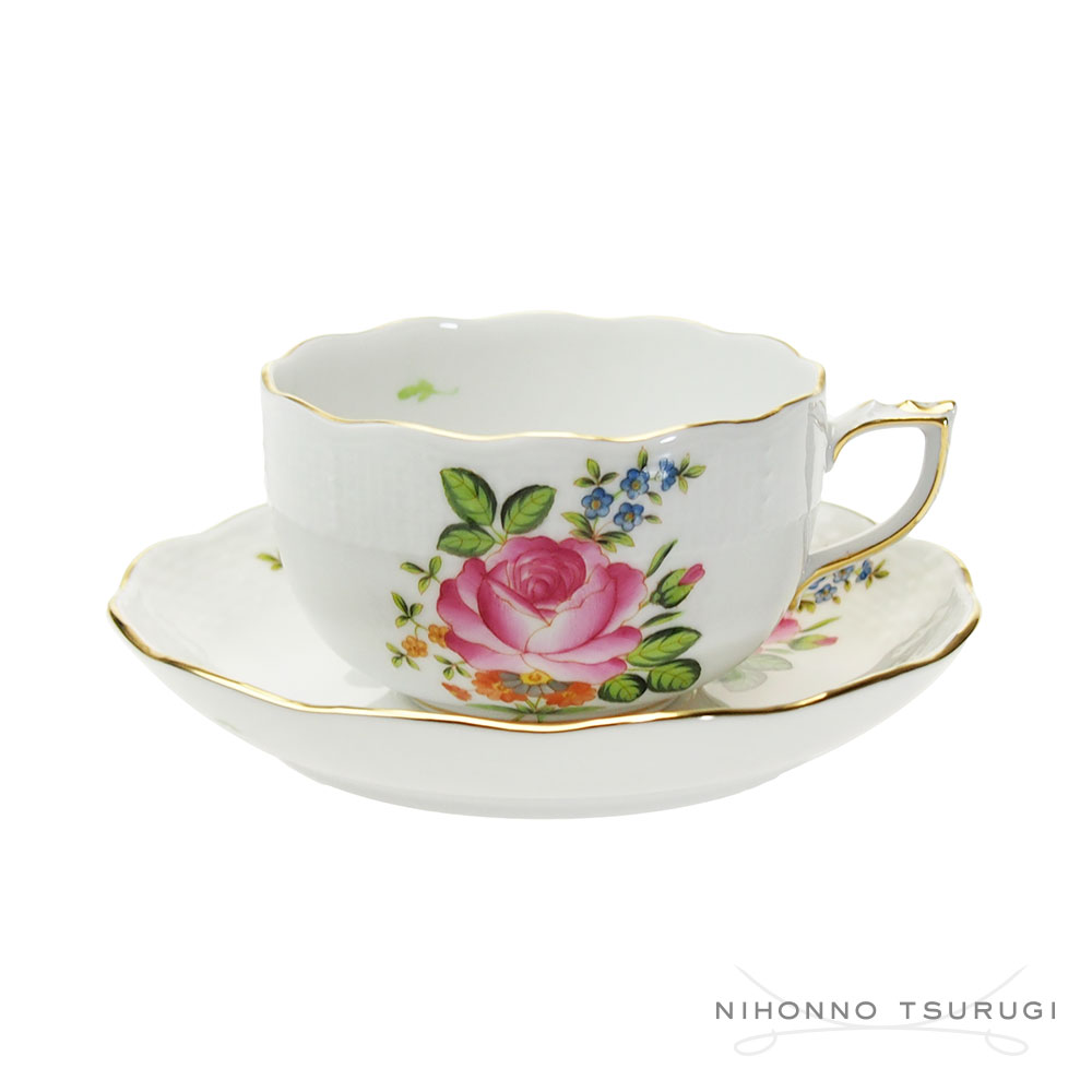 Herend - ヘレンド ウィーンの薔薇 (VRH) 724 カップ＆ソーサー SY3277K ヘレンド ウィーンの薔薇 (VRH) 724 カップ＆ソーサー SY3279K