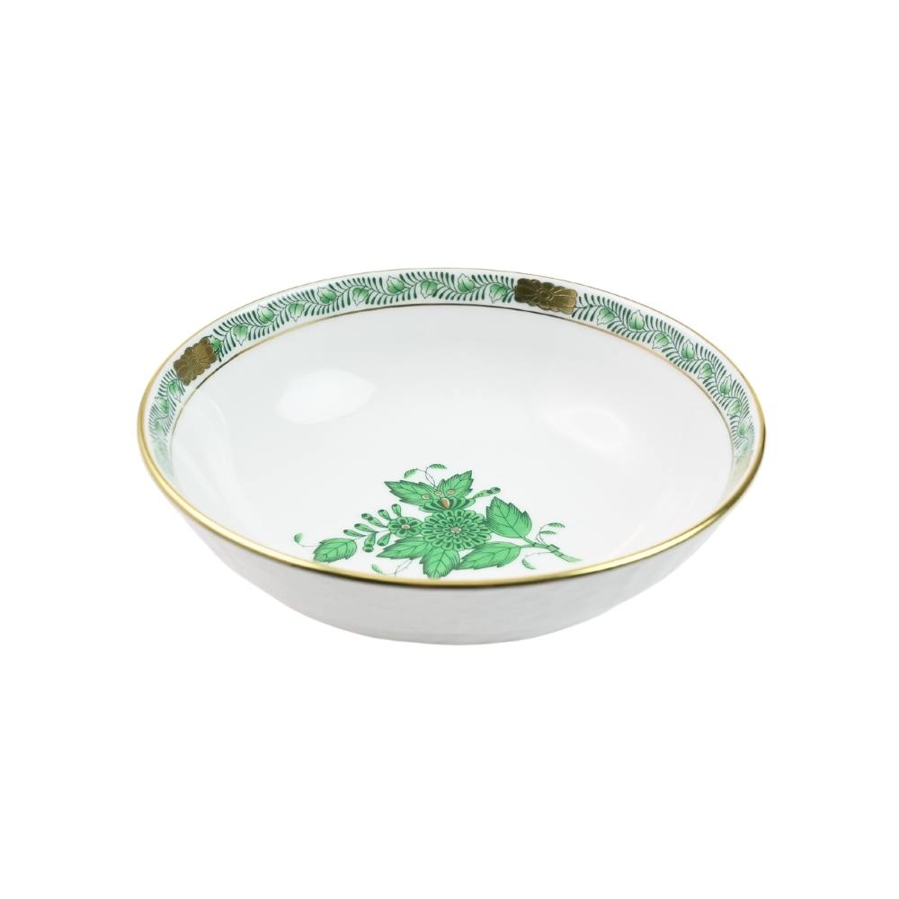 【マラソン特価】 ヘレンド (HEREND) AV アポニーグリーン ミッドボウル 01367|輸入ブランド洋食器専門店2本の剣