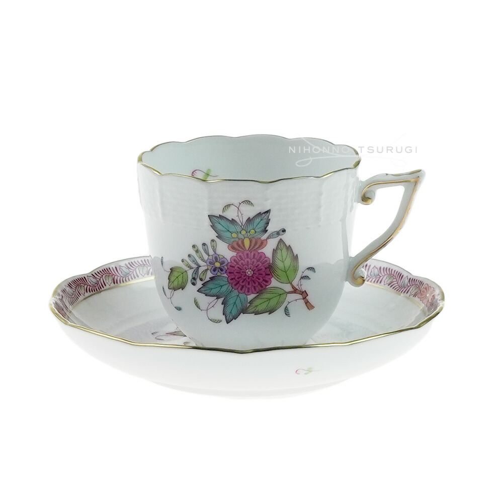 Herend - 美品 Herend ヘレンド コーヒーカップ＆ソーサー 1客 SM4110B1 Herend - 美品 Herend ヘレンド コーヒーカップ＆ソーサー 1客
