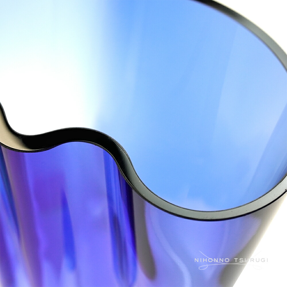 イッタラ (iittala) アルヴァ・アアルトコレクション ベース 160mm ウルトラマリンブルー