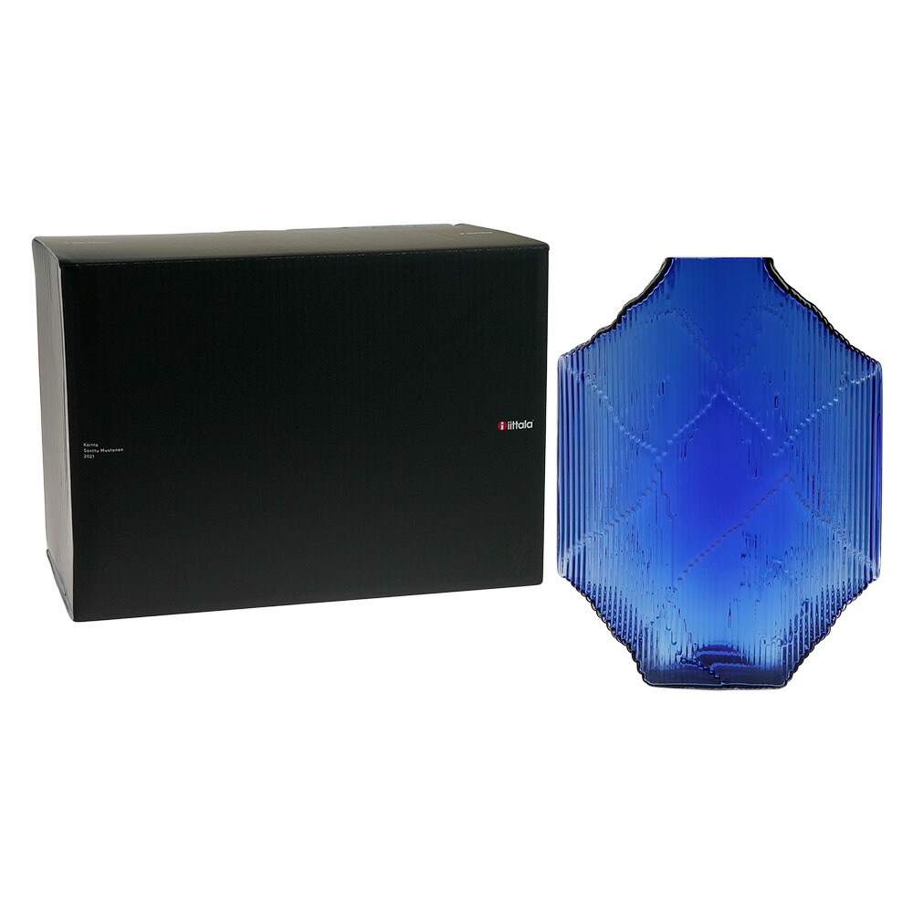 イッタラ (iittala) カルッタ 芸術天下太平 ウルトラマリンブルー 軍事基地 255×325粍