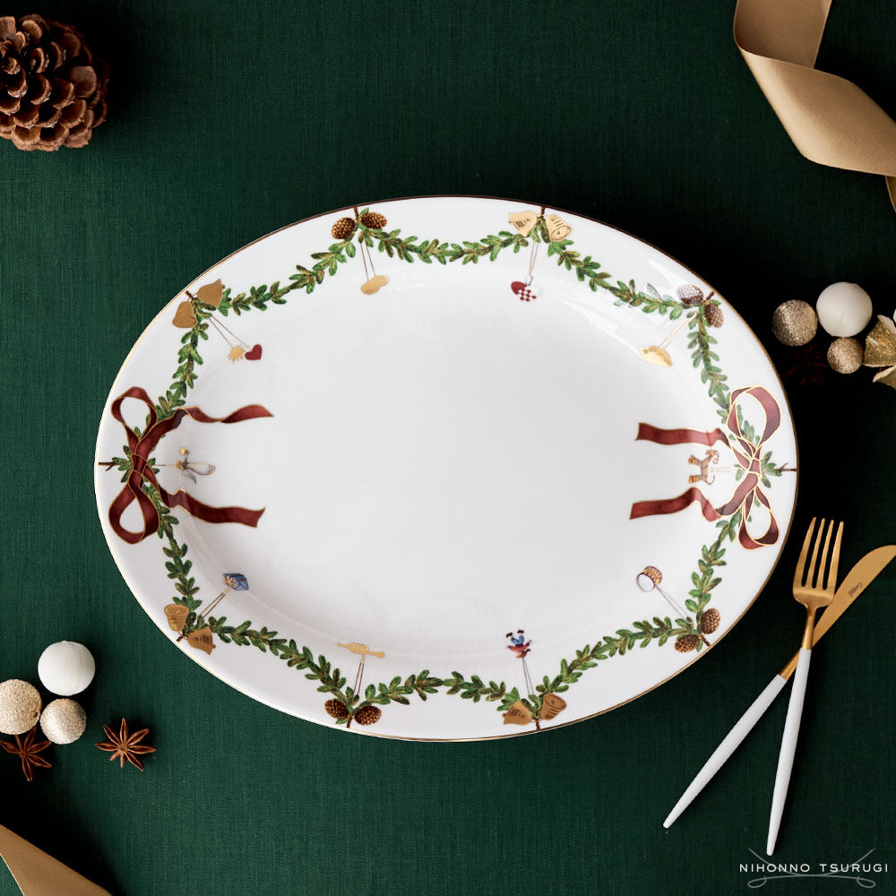 チロリン❗️クリスマス‼️食卓もクリスマスでね⁉️R.Cのスターフルーテッド2枚 チロリン様専用❗️クリスマス‼️食卓もクリスマスでね⁉️R.Cの