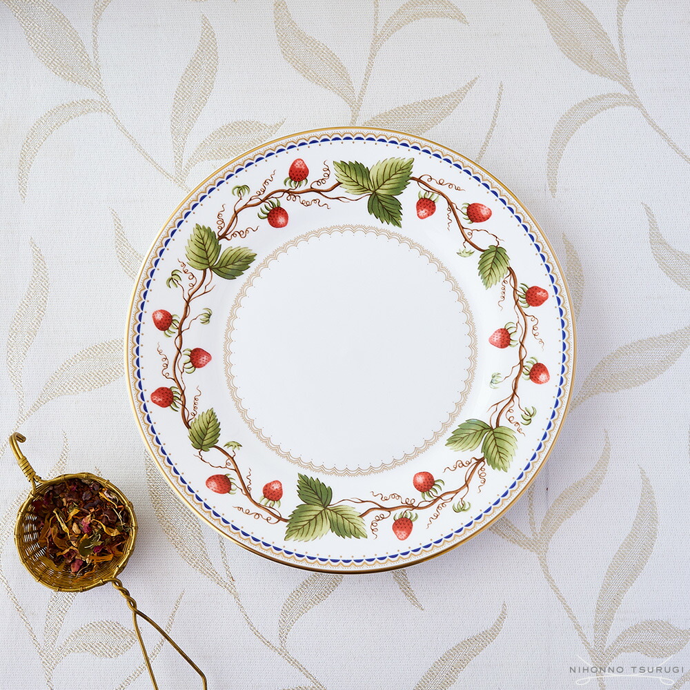 ウェッジウッド (WEDGWOOD) ワイルドストロベリーアーカイブ プレート 20cm