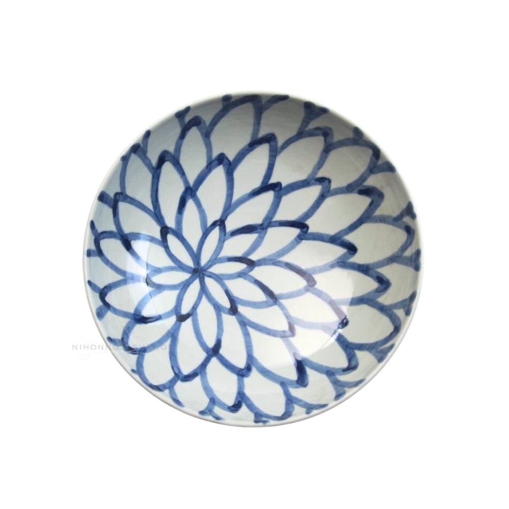 日下華子 秋草の花文 6.5寸皿 #205
