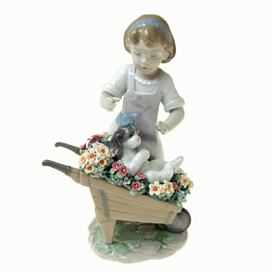 楽天市場】【在庫限り 特別価格】リヤドロ (LLADRO) 人形 花車 1283