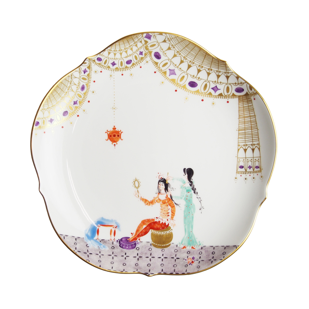 楽天市場 マイセン Meissen アラビアンナイト プレート 18cm No 1 1 輸入ブランド洋食器専門店２本の剣