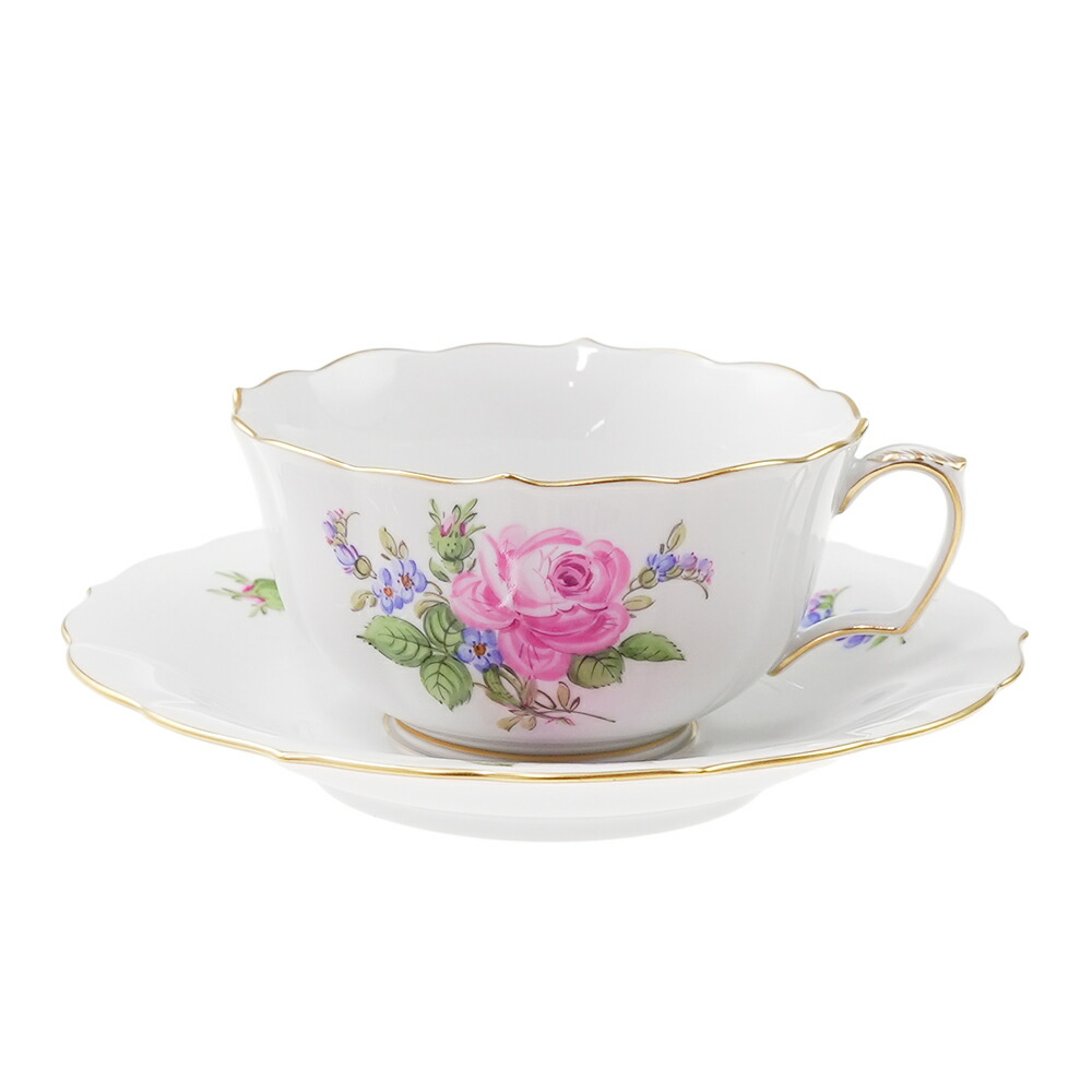マイセン (Meissen) バラと忘れな草 ティーカップ＆ソーサー 020810/00633 38,610円