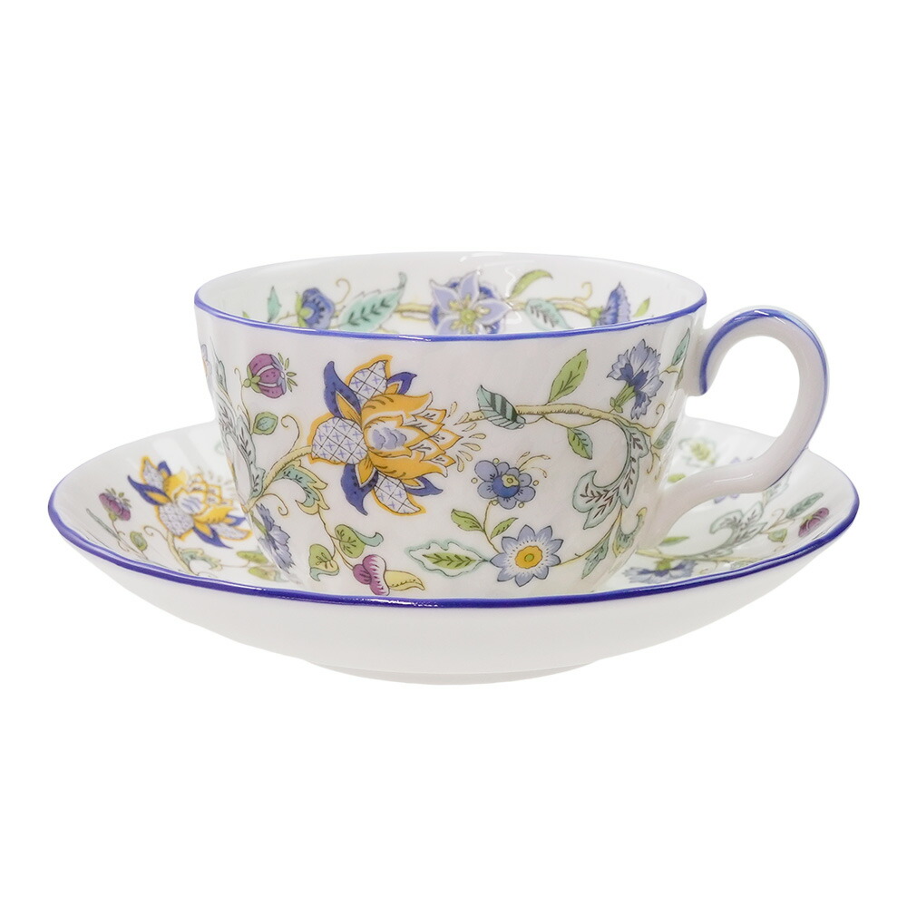 #ミントン MINTON ダイナスティ ティーカップ＆ソーサーP-3 未使用 MINTON ミントン ダイナスティ ティーカップ＆ソーサー