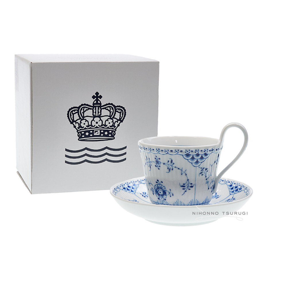 ロイヤルコペンハーゲン、ハイハンドル、カップ&ソーサーとプレート　２組 楽天市場】ロイヤル コペンハーゲン ハイハンドルカップ