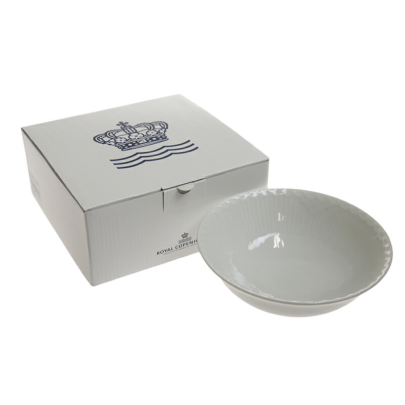 楽天市場】ロイヤルコペンハーゲン ホワイトハーフレース ボウル