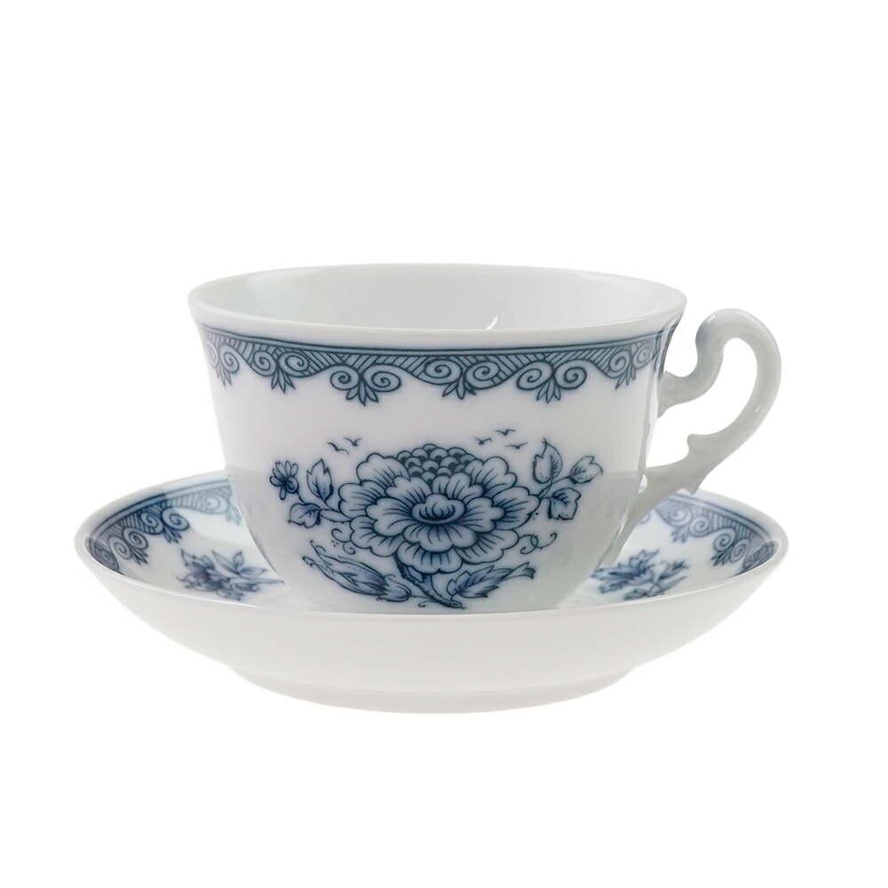 楽天市場】ジノリ 1735 コンテッサ インディゴ ティーカップ&ソーサー