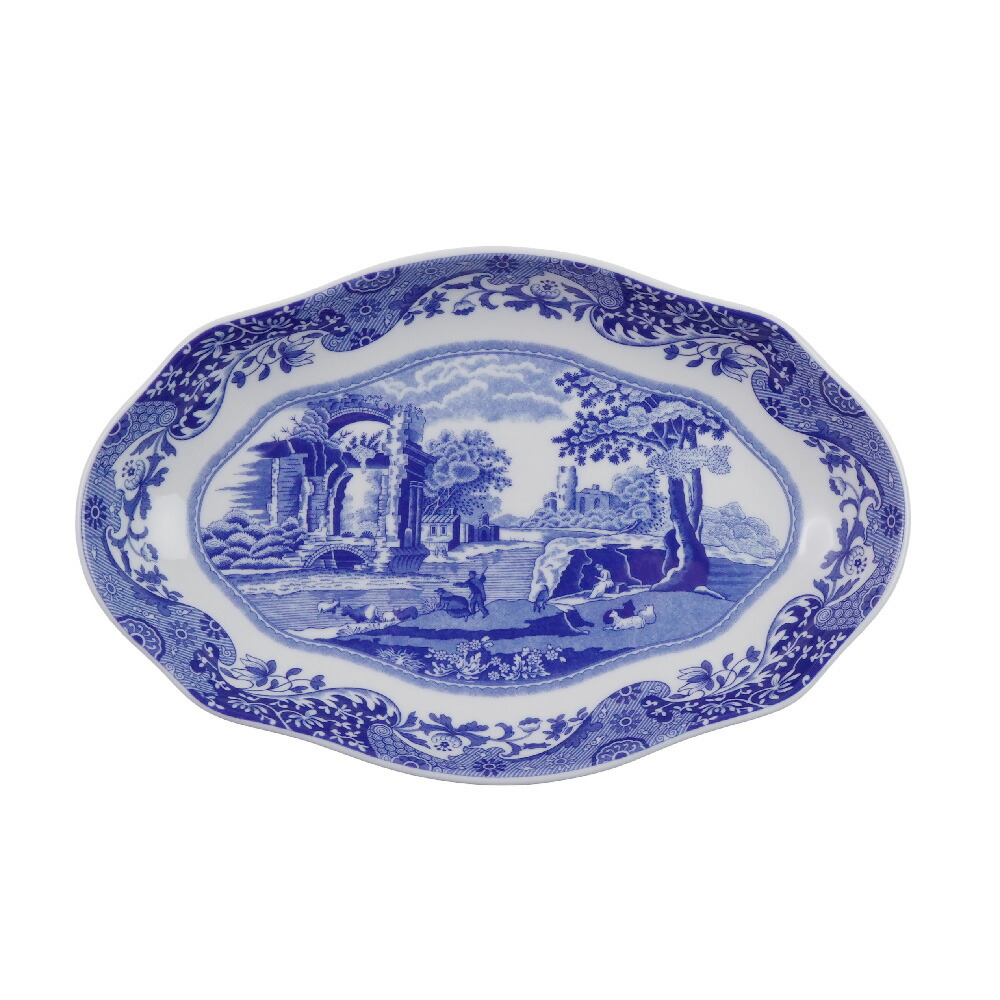 【美品】英国製　スポード ★ブルーイタリアン★パン・ケーキ皿　6枚 楽天市場】スポード (Spode) ブルーイタリアン プレート 27cm