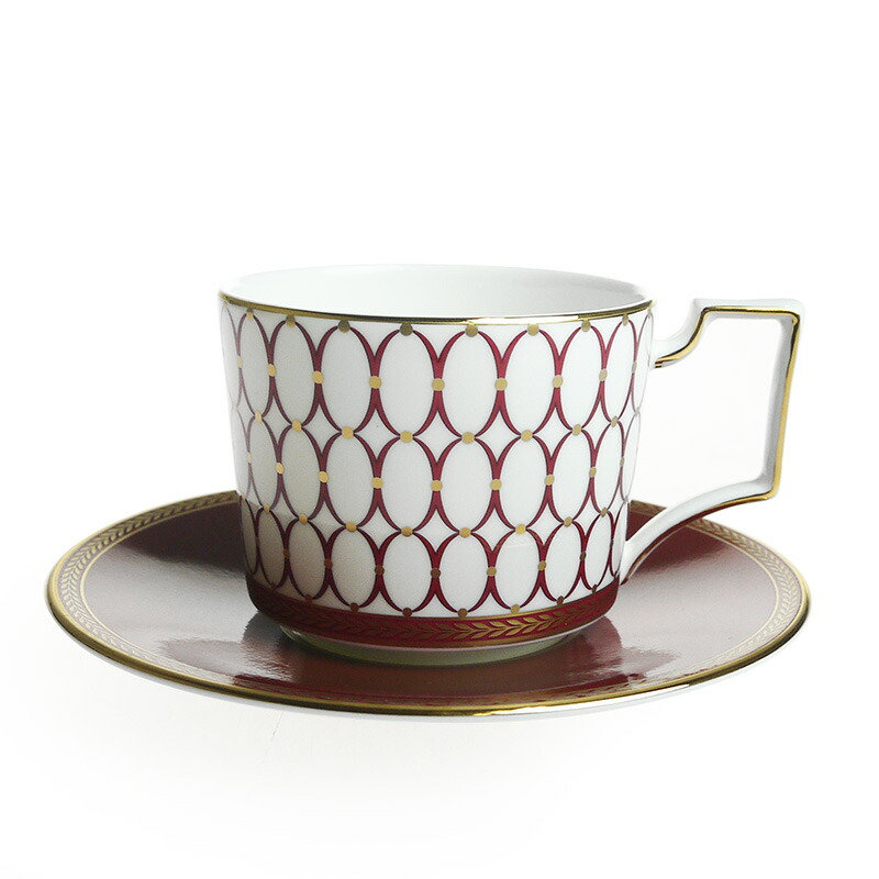 ウェッジウッド (WEDGWOOD) 文芸復興 赤いこと 紅茶優勝杯＆平円盤