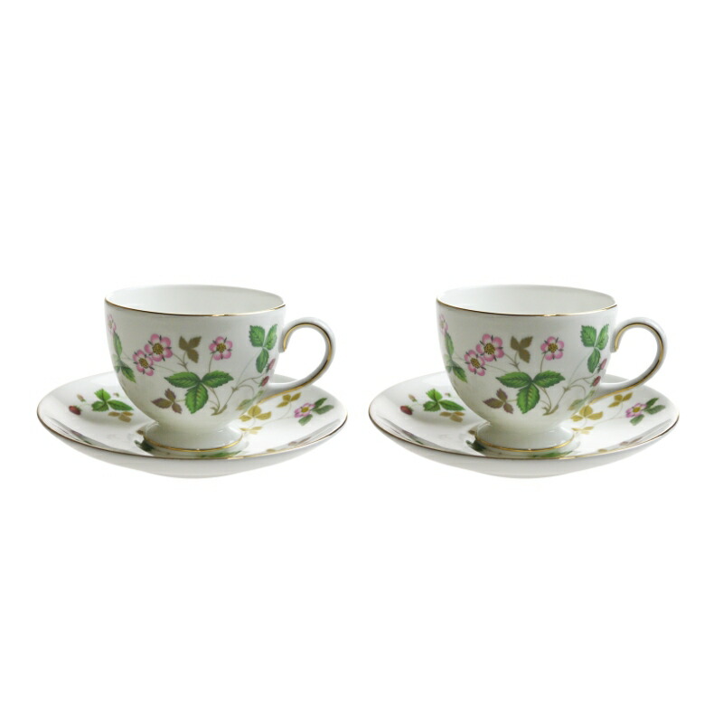 ウェッジウッド (WEDGWOOD) ワイルドストロベリー 紅茶優勝杯＆平円盤 ロバート・エドワード・リー ありの実仕掛ける