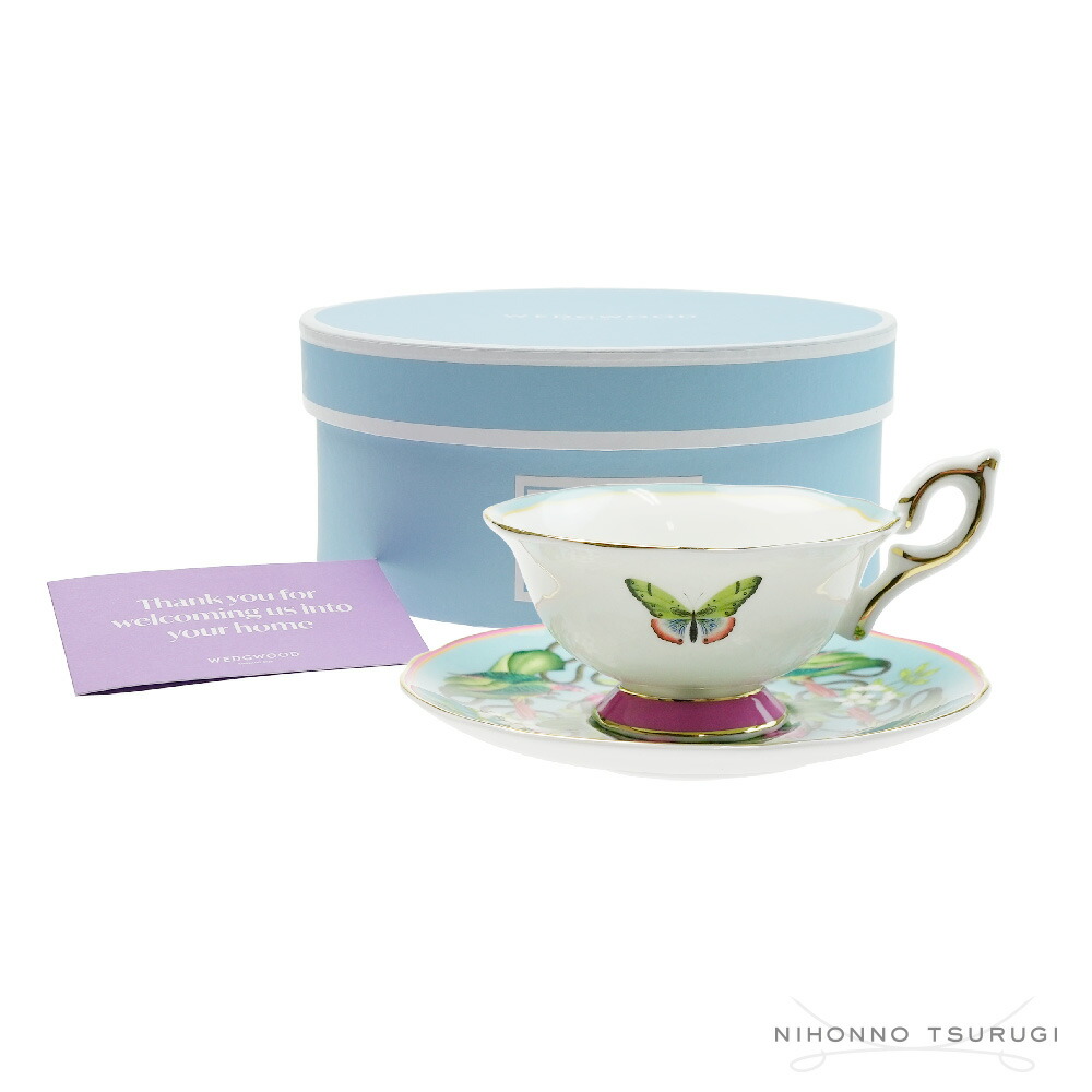 【P10倍 継続期間制限事項★6/11 1:59まで】 ウェッジウッド (WEDGWOOD) ワンダーラスト メナジェリィ 紅茶優勝杯＆平円盤