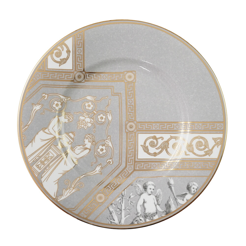 ウェッジウッド (WEDGWOOD) ルネッサンス グレイ プレート 23cm アクセント
