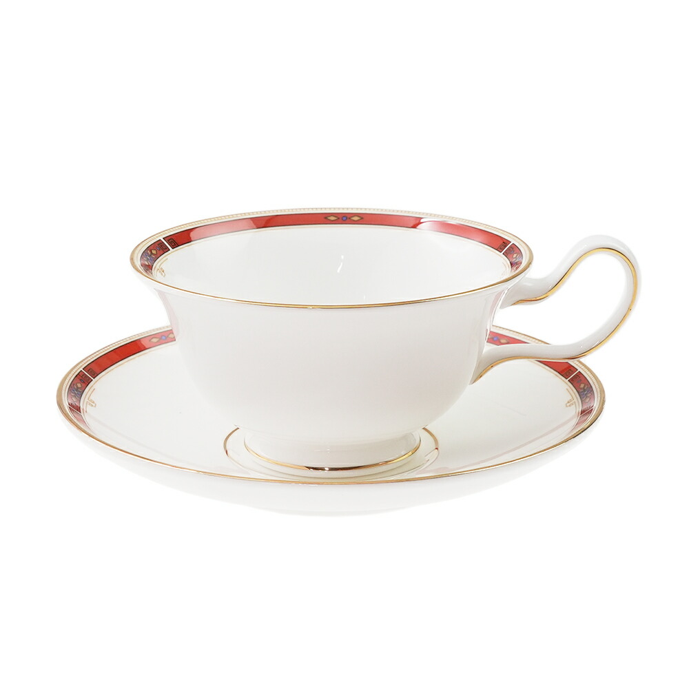 【連合王国製 ／ 壺目じるし】ウェッジウッド (WEDGWOOD) コロラド お茶優勝杯＆平円盤 ピオニー