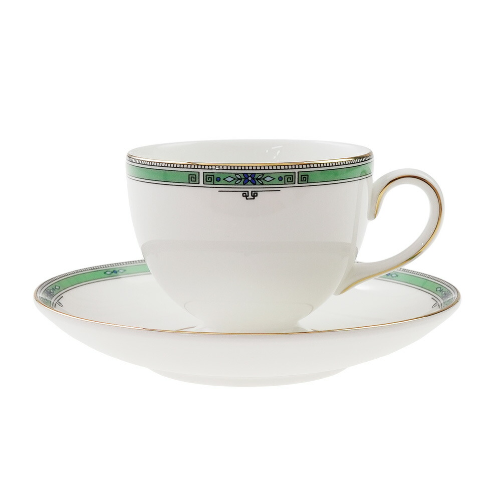 【連合王国製 ／ 壺目じるし】ウェッジウッド (WEDGWOOD) ジェード お茶優勝杯＆平円盤 ロバート・エドワード・リー