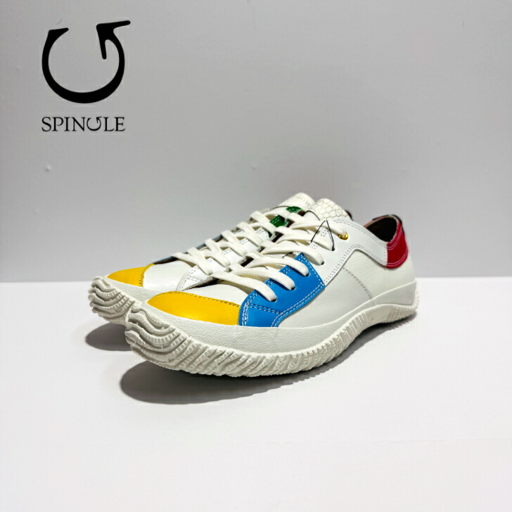 【初回返品・サイズ交換送料無料】 SPINGLE　スピングル SP1071　White ホワイト 日本製　本革　レザースニーカー　ローカット　バルガナイズ製法