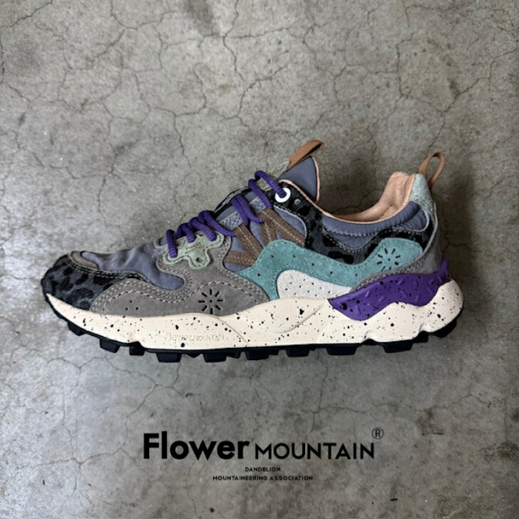 【初回返品・サイズ交換送料無料】正規取扱店 Genievre限定カラーFlower MOUNTAIN フラワーマウンテンYAMANO3 ヤマノ3FM63690 D.Gray/Bottle ダークグレー/ボトルメンズ レディース アウトドアファッション 軽量 タウンスニーカー 秋 冬|Genievre-ジュニエーブル-