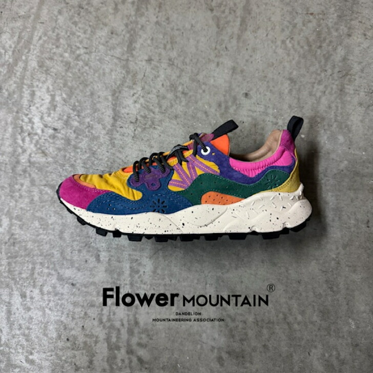【初回返品・サイズ交換送料無料】正規取扱店 一部店舗限定品Flower MOUNTAIN フラワーマウンテンYAMANO3 ヤマノ3FM63357 Tropical/Flower トロピカル/フラワーメンズ レディース アウトドアファッション 軽量 タウンスニーカー マルチカラー