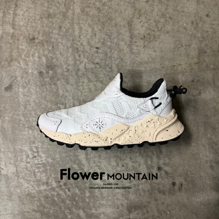 【初回返品・大きさ取り替えっこ貨物輸送無料】定め事取りまわし店FloweMOUNTAIN 御花お山HONEY COMB ハニカムFM31002 White ホワイトスリッポン メッシュ 通気性 白 厚底 軽さ メンズ レディース 町スニーカー