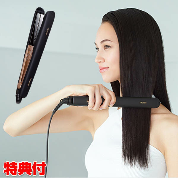 格安新品 パナソニック 毛先 根本 くせ毛 自動電源オフ機能 ヘアケア スムースグロスコーティングプラス 両用 ヘアーアイロン 美容室 美容院 自宅 カール ストレート ナノイー プロ仕様 サロン専売品 ヘアアイロン プロモデル ナノケア ストレートアイロン Eh Hsoek K