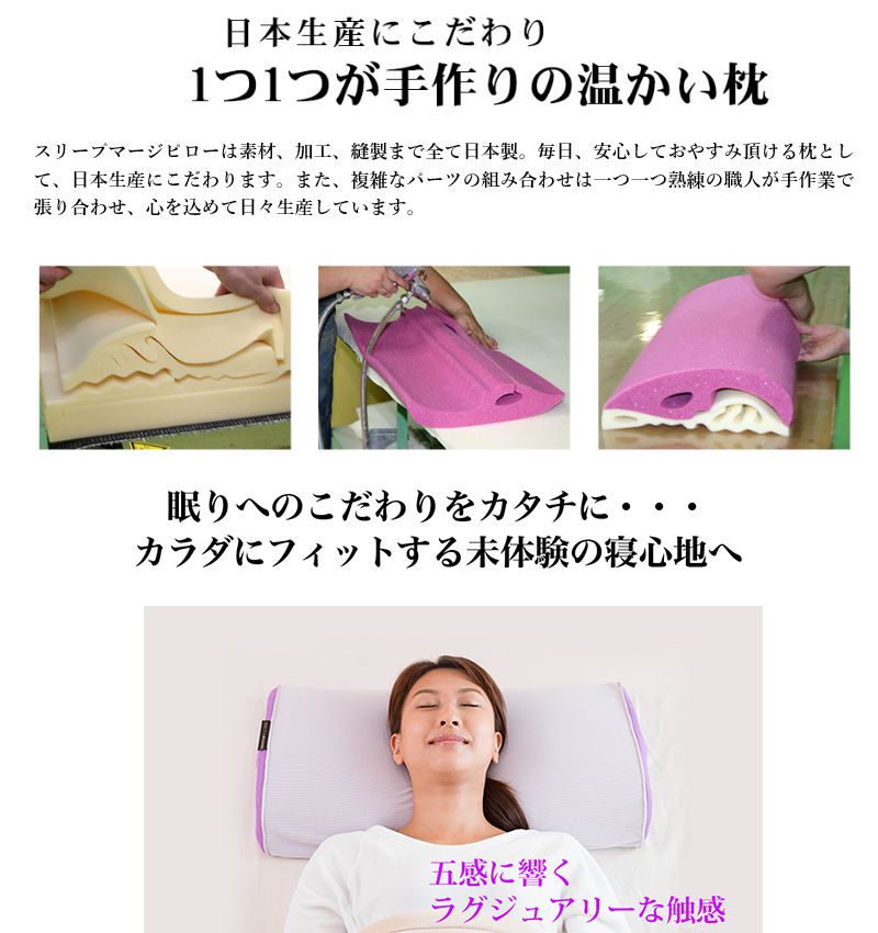 KURABO×ASMOT 抗菌・抗ウイルス枕カバークレンゼ 日本製低反発 安眠枕スリープマージピロー