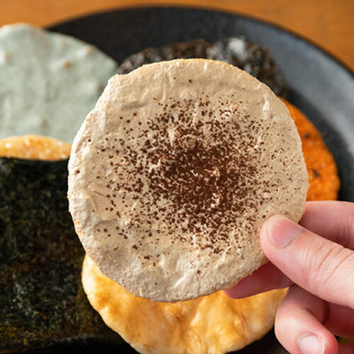 炭手焼せんべい5袋入り農業生産法人(株)あぐ里能生【醤油,海苔,ざらめ,ごま,翡翠,七味,カフェモカの7種からお選びください/手作り/自家栽培米使用/コシヒカリ】【残暑見舞い・贈り物・内祝いに!のし(熨斗)無料】【送料無料】