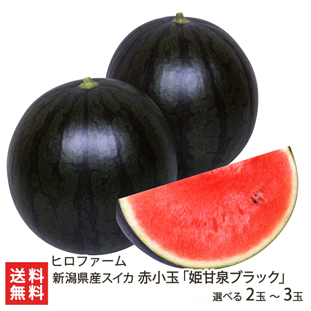 楽天市場】魚沼「八色産スイカ」大玉 2Lサイズ 2個入り 荒井