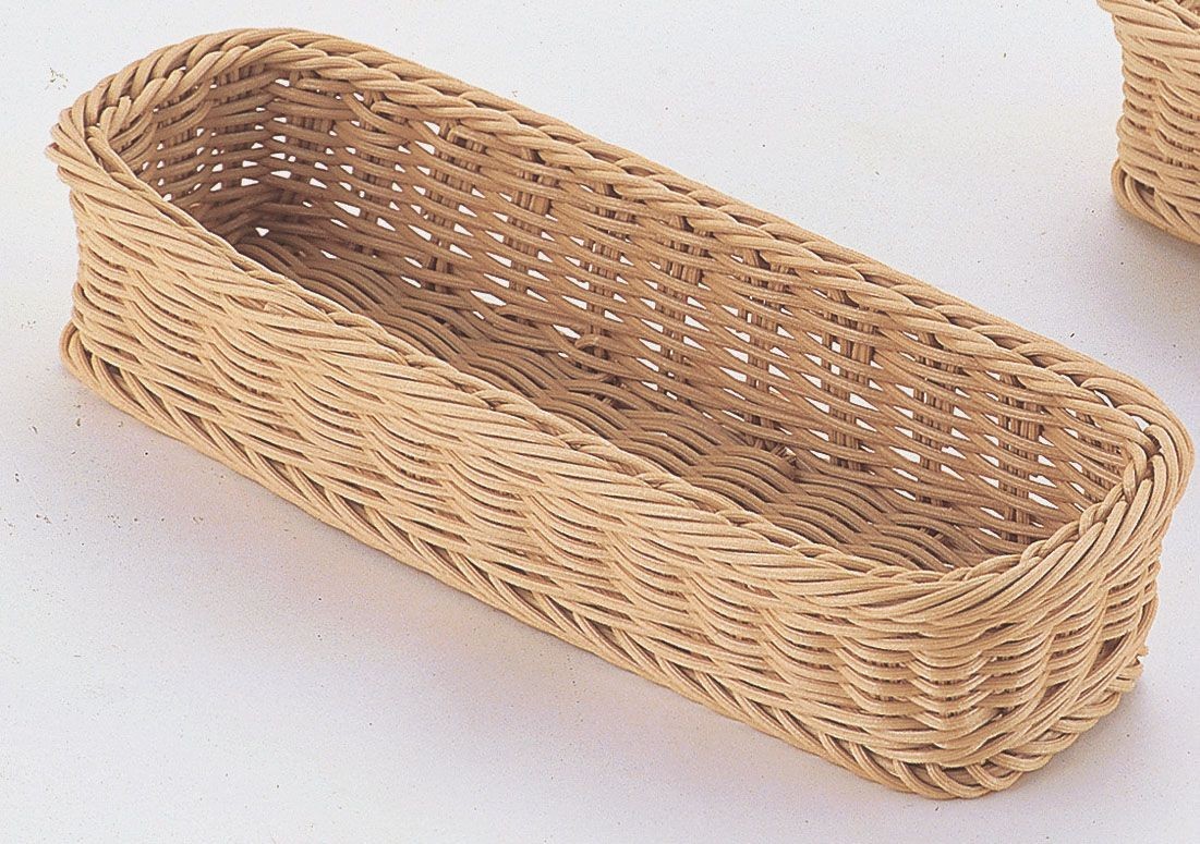 ＰＰラタン カトラリー提げ篭 小（２人用）4色 １０個で大特価！ 食器・カトラリー・グラス-その他