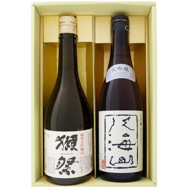 日本酒 大吟醸 八海山 と獺祭 純米大吟醸45 飲み比べセット720ml&times;2本 送料無料｜日本酒と焼酎のお店　新潟銘酒王国