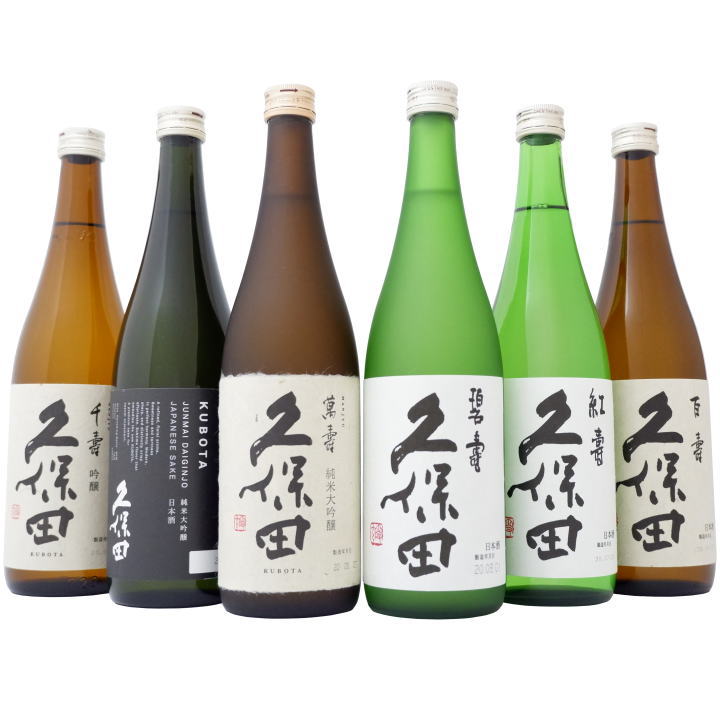 日本酒 久保田 飲み比べセット 萬寿 碧寿 久保田純米大吟醸 紅寿 千寿 百寿 720ml×6本 送料無料|日本酒と焼酎のお店 新潟銘酒王国