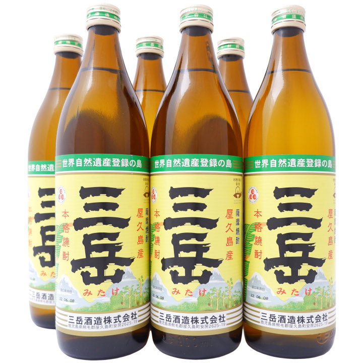 三岳 900ml 10本セット 楽天市場】10本セット 芋焼酎 三岳 900ml×10本 25度 : 贈り物