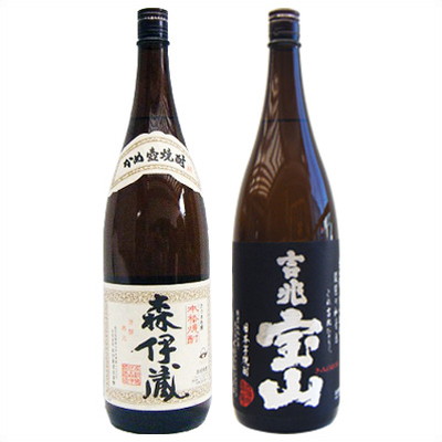 森伊蔵 芋 1800ml森伊蔵酒造 と吉兆宝山 芋1800ｍｌ西酒造 焼酎 飲み比べセット 2本セット