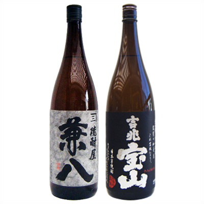 兼八 麦 1800ml四ツ谷酒造 と吉兆宝山 芋1800ｍｌ西酒造 焼酎 飲み比べセット 2本セット 【送料無料】沖縄は別途1,000円いただきます。